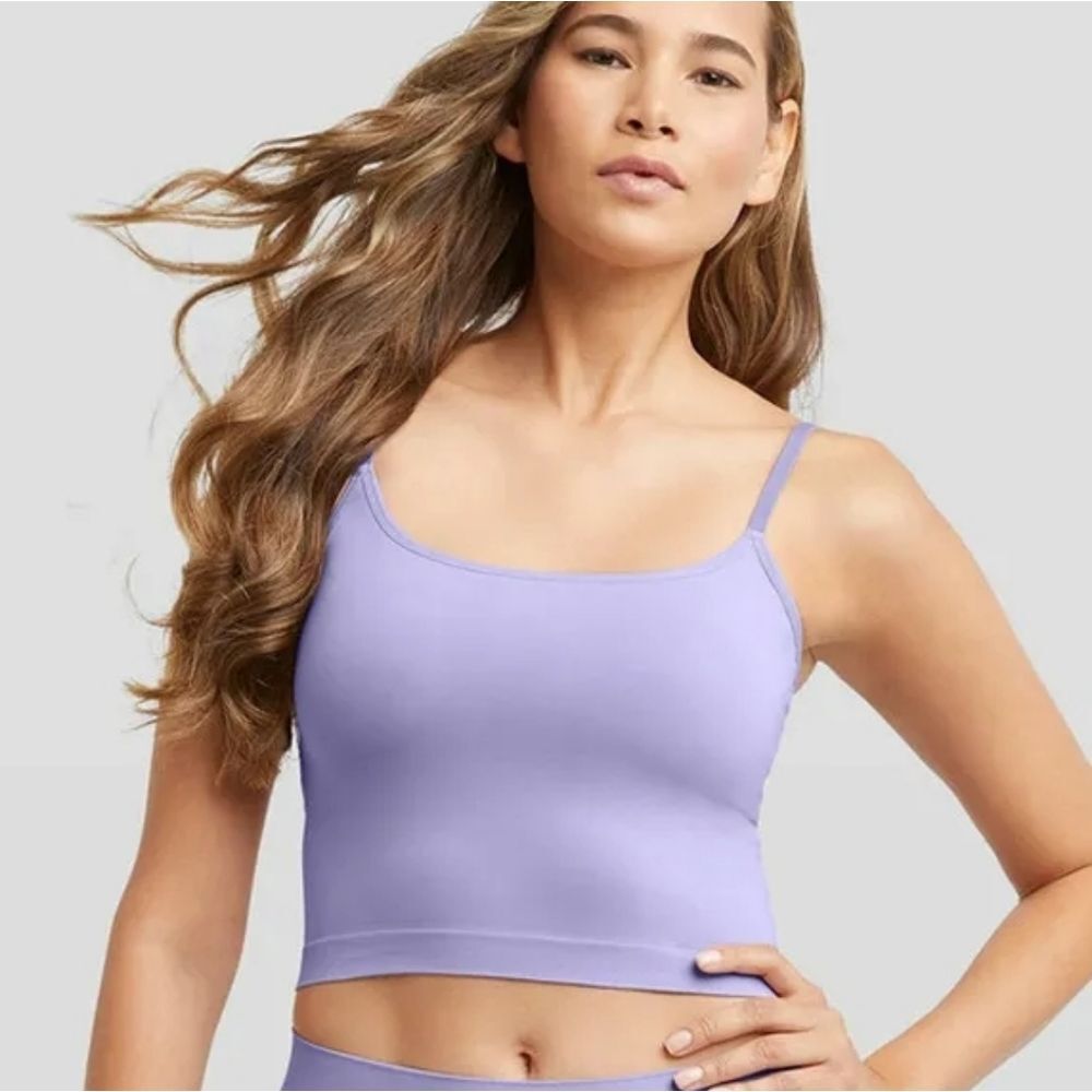 Maidenform Basically Sexy Seamless Smoothing‎ Cropped Cami- Vega Violet